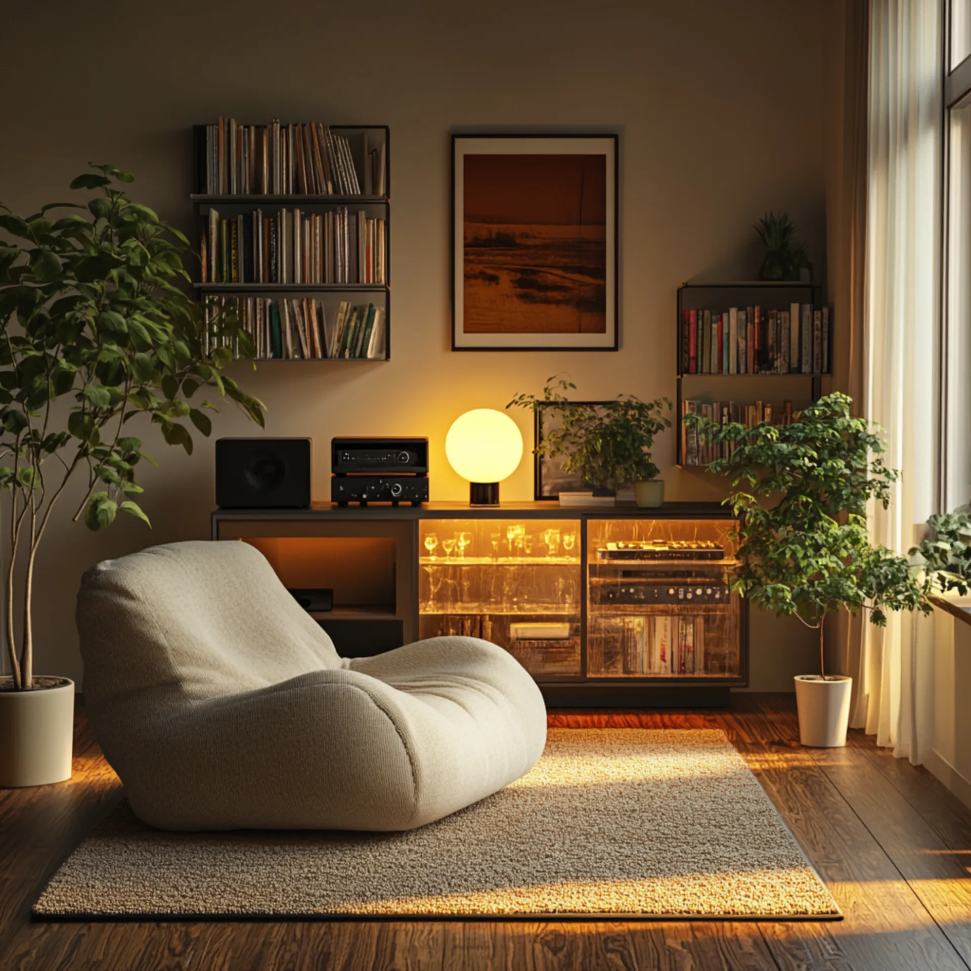 Przytulny pokój wypoczynkowy